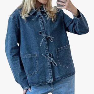 **sold** Stylish Blue Denim Jacket